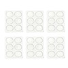 36Pcs Clear Silicone Round Blister Shoe Pads