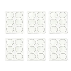 36Pcs Clear Silicone Round Blister Shoe Pads