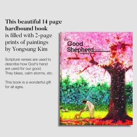 HavenLight Inspirational Book - The Good Sheperd by Yongsung Kim, 10" x 8.5" Printed in Premium Archival Paper - Daily Devotion - Gift Idea for Birthday, Anniversaries, Holidays