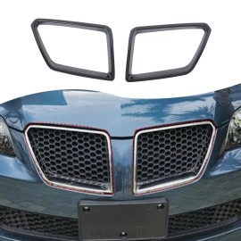 Unbranded ABS Carbon Fiber Front Grille Frame Garnish Cover Fits Pontiac G8 2008-2009
