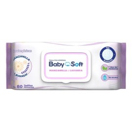 Toallitas Húmedas Baby Soft Lavanda 80 Piezas