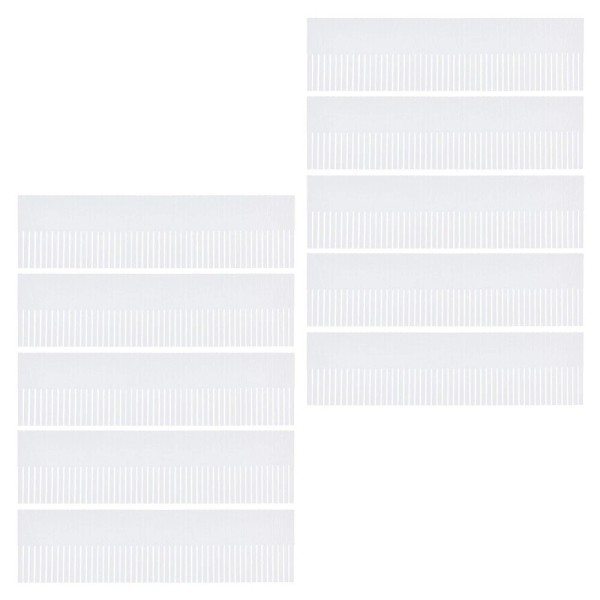 None 10pcs White Drawer Dividers House Drawer Partitions Dresser Drawer
