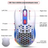 Wired Mouse Ergonomic RGB Backlit Adjustable DPI Programmable Keys 4.9ft