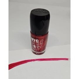 NYC New York Color Expert Last Nail Polish 261 RED ME THE NEWS 0.33oz (2 PACK)