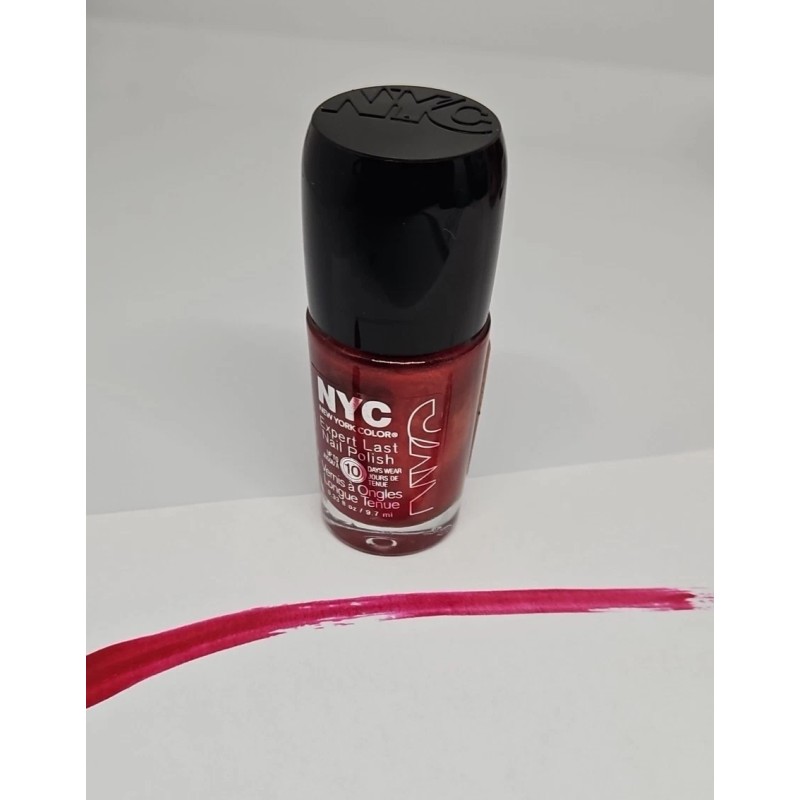 NYC New York Color Expert Last Nail Polish 261 RED