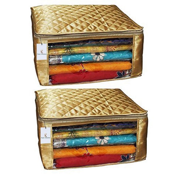 Kuber Industries Saree Cover Set of 2 Pcs Large Size