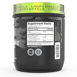 Larry Wheels | PR Creatina Micronizada | 100% Creatine Monohydrate | 600 g | 120 ser | Sin Sabor
