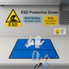 Minadax® 120 x 60 cm Antistatic Mat Set ESD Cuff