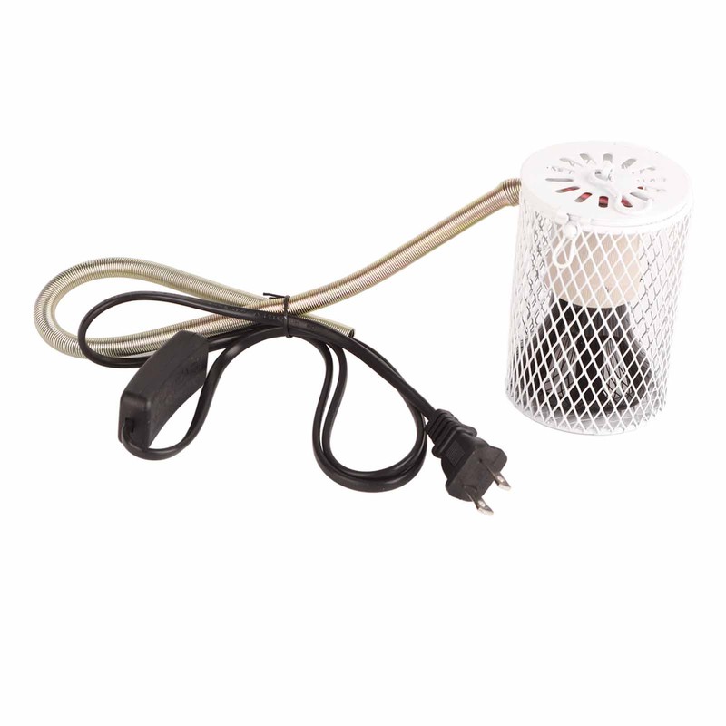 E27 Reptile AntiScald Lampshade and Heating Bulb Set Reptile Heat