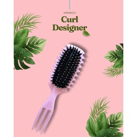 Curl Designer Brush Purple