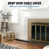 VEVOR Pasacables Suelo Rampa De Cable 2 Piezas 39 en