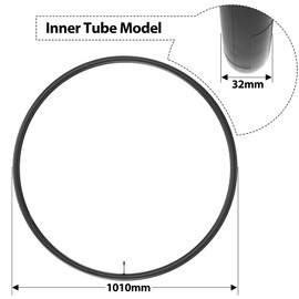 1PZ R70-35C 700C Heavy Duty Bike Tubes FV48mm Presta Valve Premium Butyl Rubber Replacement for 700x35C 700x36C 700x38C 700x39C 700x40C 700x41C 700x42C 700x43C Bike Tire Tubes