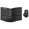 ProtoArc Bluetooth Ergonomic Keyboard Mouse, EKM04 Mini Compact Wireless Ergo