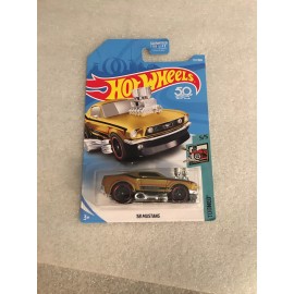 Hot Wheels 2018 Hot Wheels 68 Ford Mustang #157 /365 Gold 5/5 Tooned New On Card B6