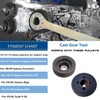 Yoursme Intake/Exhaust Cam Sprocket Wrench Tool & Crank Pulley Wrench