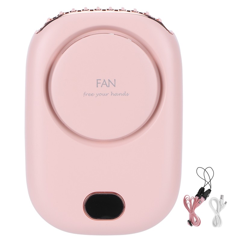 Mini Electric Fan Portable USB Charging Neck Hanging Bladeless Fan