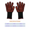 1 Pair of Fireproof High Temperature Resistant Microwave Oven Gloves