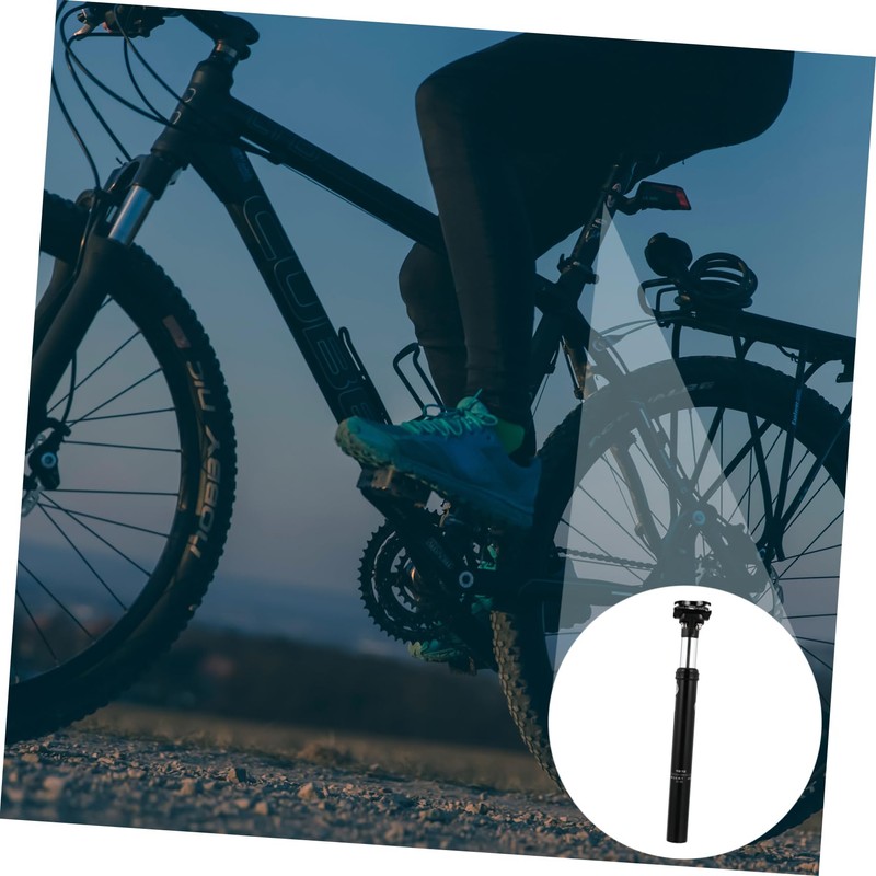 Kisangel Aluminum Alloy Bike Damper Post Seatpost Absorber for Comfortable