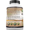 Naturalife Labs Organic Ashwagandha 2100mg - 100 vegan capsules 100%