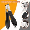 Slanted Nail Clipper Set - Heavy Duty for Thick Nails,
