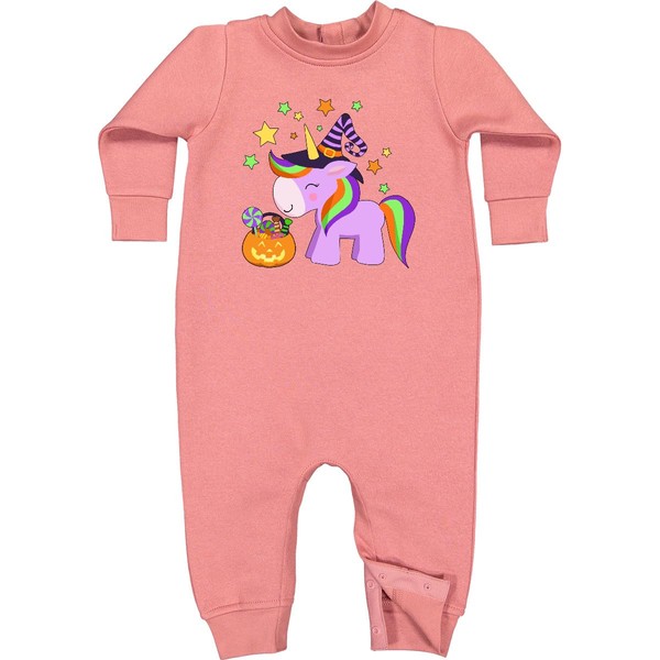 inktastic Trick or Treating Unicorn with Candy for Halloween Baby