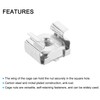 QUARKZMAN M4 x 0.7mm Cage Nut 50pcs Snap In Cage