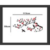 Heaven Decors Vinyl Bird Wall, Door Sticker, 44.48 x 0.39