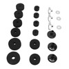 21Pcs Drum Cymbal Felt Pad Non Slip Instrument Accessory Replacement