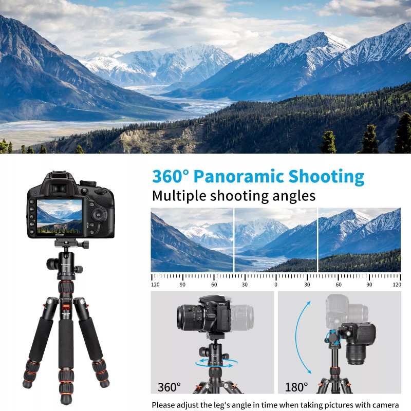 Koolehaoda Portable Camera Tripod Travel Mini Tripod Tabletop Tripod for