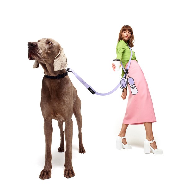 Heelay Hands Free Dog Leash, 8.2ft Multifunctional Crossbody Rope with