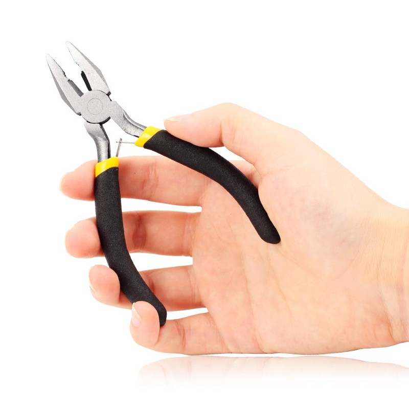 SPEEDWOX Mini Linesman Pliers Wire Cutter 4.5 Inch Multipurpose Combination