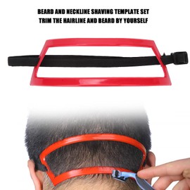 Neckline Shaving Template , Neck Hair for Shaving and Keeping a Straight or Curved Neck Hairline, Hairline Shaping Hair Trimming DIY Hands Hair Cutting Tools