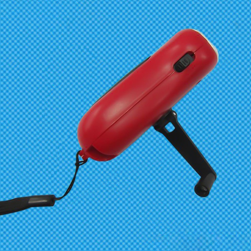 Solar Flashlight | Hand Crank Outdoor Flashlight | Weatherproof Solar