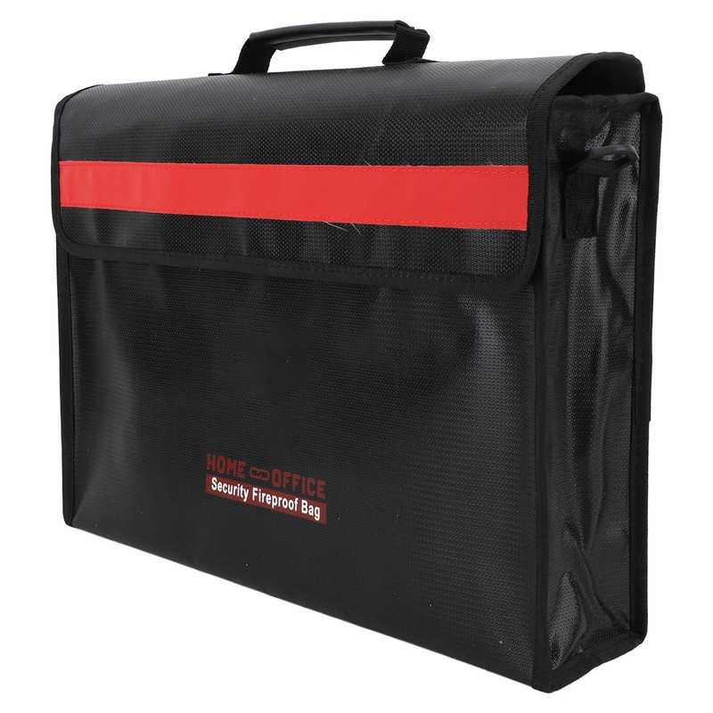 Fireproof Document Bag Large Capacity Waterproof Safe File Storage Organizer