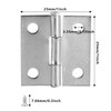 Piutouyar 12 Pack Butt Hinge 1 Inch Mini Hinges 304