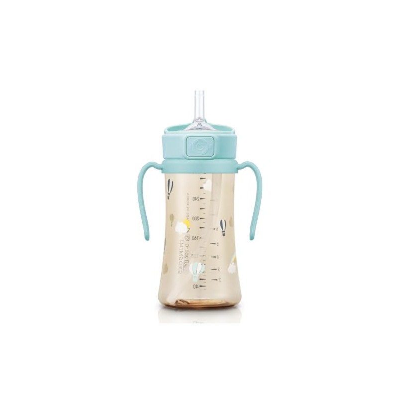 GROSMIMI Flip Top Spill Proof Sippy Cup, PPSU, BPA Free,