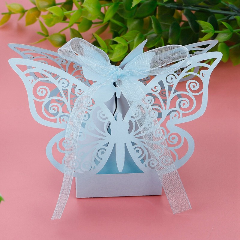 100PCS Wedding Favor Sugar Chocolate Boxes Wedding Decoration for Wedding
