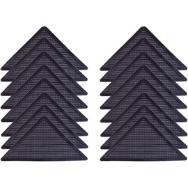 16PCS Non Slip Rug Grippers, Rug Pads Grippers, Rug Tape Anti Slip Carpet Pads Rug Corner Gripper for Hardwood Floors, Tile Floors, Carpets