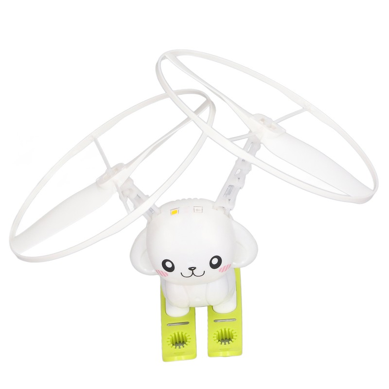 Bubble Blowing Helicopter Toy USB Rechargeable Automatic Induction Bubble Flying