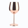 1 PCS 18oz Stainless Steel Matte Wine Glasses Red