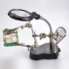 Magnifying Glass Soldering Station Professional LED Lamp Magnifier with Auxiliary