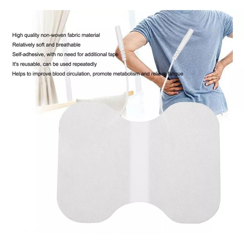 Smart Choices Electrodo Espalda Lumbar Repuesto Electro Estimulador Tens