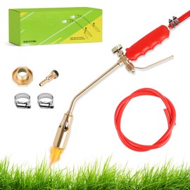 2025 New Propane Torch Weed Burner Kit, High Output Propane Torch, with Push Button Igniter for Weeds, Garden (Torch With 1.2m Tube)