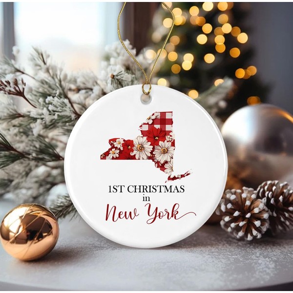 JohnPartners993 1st Christmas in New York Ornament - New Home