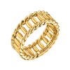MTMY 14K Gold Plated Rings for Women Dainty Stacking Ring
