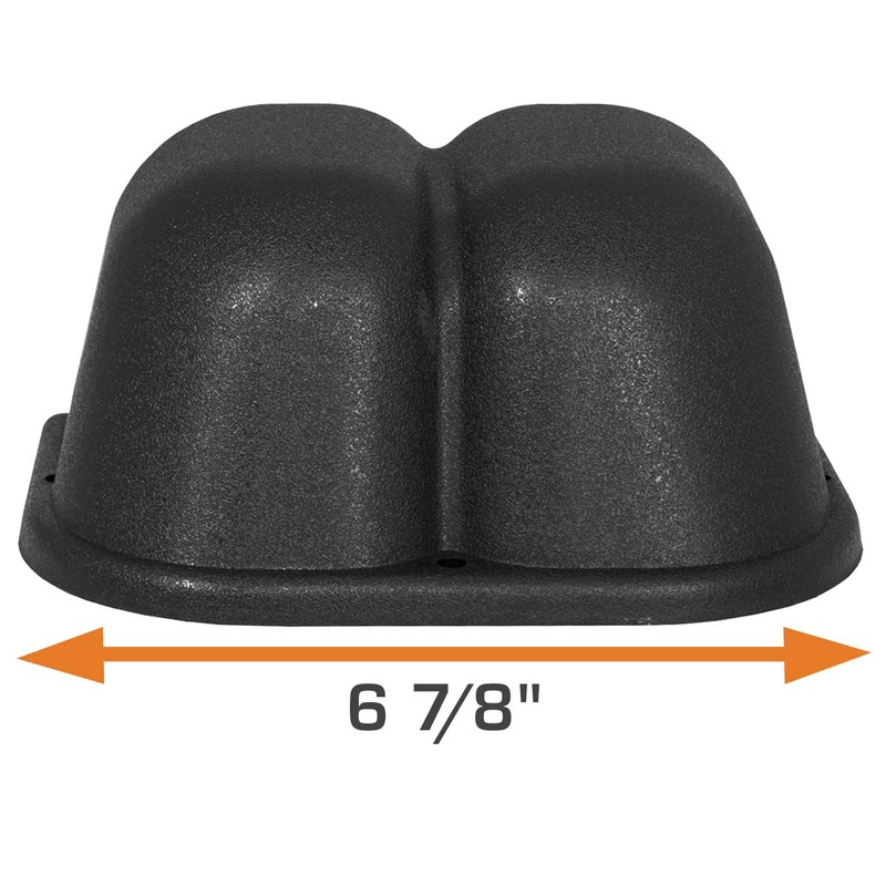 GlowShift Universal Black Dual Gauge Console Dashboard Pod - Fits
