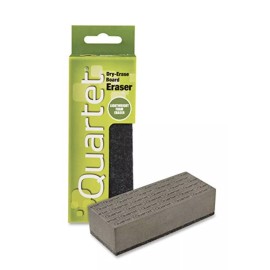 Quartet Dry-Erase & Chalkboard Eraser, Gray