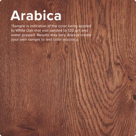 Rubio Monocoat Wood Stain & Finish 175 ft² - Arabica | Oil Plus 2C | Quick-Dry, Eco-Friendly Linseed Wood Oil for Indoor Use, Includes Accelerator (Part B) | Protector | 350 ml