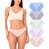 BAMBOO COOL Womens Underwear High Cut Briefs Breathable Moisture-Wicking Hipster