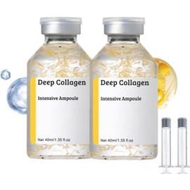 Sérum Facial Colágeno y Péptidos, 40ml, Con Hilo de Oro, Hidratante y Reafirmante, Para Mejorar Arrugas, Líneas Finas y Piel Apagada, Apto para Todo Tipo de Piel